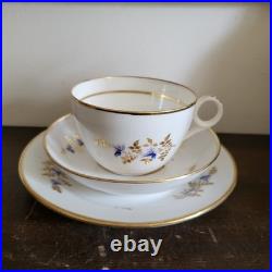 Rare Antique Early 19th Minton England Trio Cup And Saucer Plate