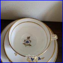 Rare Antique Early 19th Minton England Trio Cup And Saucer Plate