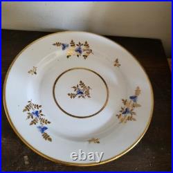 Rare Antique Early 19th Minton England Trio Cup And Saucer Plate