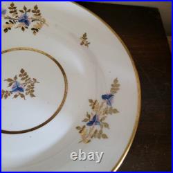 Rare Antique Early 19th Minton England Trio Cup And Saucer Plate