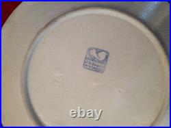 Rare Antique Early 20th C Dedham Pottery Rabbit Breakfast Plate 8 5/8