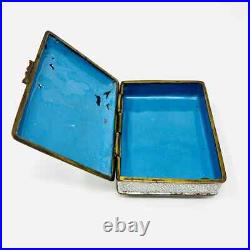 Rare Antique Early 20th Century Chinese Cloisonné Enameled Floral Smoking Set Rare Antique Early 20th Century Chinese Cloisonné Enameled Floral Smoking Set