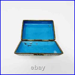 Rare Antique Early 20th Century Chinese Cloisonné Enameled Floral Smoking Set Rare Antique Early 20th Century Chinese Cloisonné Enameled Floral Smoking Set