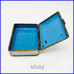 Rare Antique Early 20th Century Chinese Cloisonné Enameled Floral Smoking Set Rare Antique Early 20th Century Chinese Cloisonné Enameled Floral Smoking Set