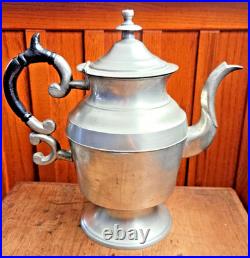 Rare Antique Early American Tall Teapot Signed George Richardson Boston c. 1820s