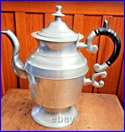 Rare Antique Early American Tall Teapot Signed George Richardson Boston c. 1820s