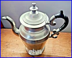 Rare Antique Early American Tall Teapot Signed George Richardson Boston c. 1820s