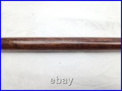 Rare Antique Early Carved Hand Cane Wood Swagger Stick Exotic Brazilian Rosewood