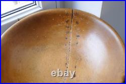 Rare Antique Early Country 14 Wooden Bowl Handmade European Alpine 19Cen