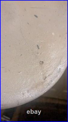 Rare Antique Early Country Stoneware Cobalt Blue Baltimore Cake Crock 9.25