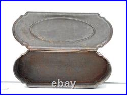 Rare Antique Early Huntley & Palmers Orient Biscuit Tin Box 1887 Dragons Ships