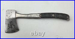 Rare Antique Early MARBLES No. 1 Safety Pocket Axe Hare & Hound Handle