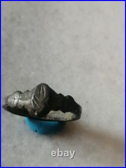 Rare Antique Early Pre/Georgian Bronze Occult Ring US -7