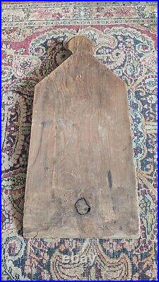 Rare Antique Early Primitive Handmade Wood Lollipop Peel Cutting Board Riser 19 Rare Antique Early Primitive Handmade Wood Lollipop Peel Cutting Board Riser 19