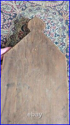 Rare Antique Early Primitive Handmade Wood Lollipop Peel Cutting Board Riser 19 Rare Antique Early Primitive Handmade Wood Lollipop Peel Cutting Board Riser 19