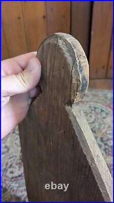 Rare Antique Early Primitive Handmade Wood Lollipop Peel Cutting Board Riser 19 Rare Antique Early Primitive Handmade Wood Lollipop Peel Cutting Board Riser 19