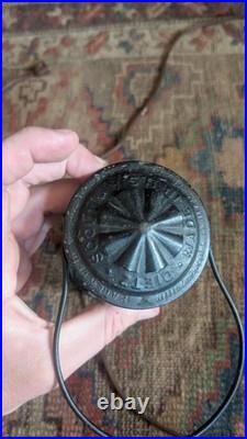 Rare Antique Early Primitive Metal Tin Dietz Skaters Lantern 7.5 Electrified
