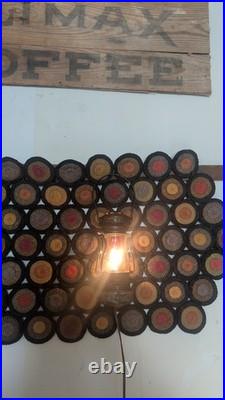 Rare Antique Early Primitive Metal Tin Dietz Skaters Lantern 7.5 Electrified