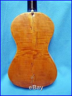 Rare Antique Early Romantic Italian Guitar