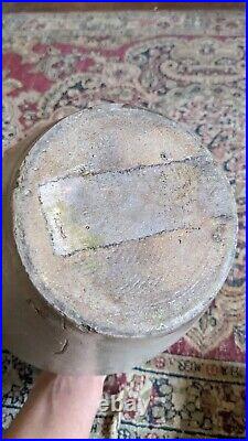 Rare Antique Early Stoneware Ovoid Charlestown Crock Jug 11.5