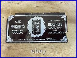 Rare Antique Early Vtg 1920s Hershey Milk Chocolate 5 Cent Paper Candy Wrapper