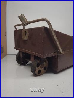 Rare Antique Early Wood Domestic Vacuum Sweeper Peoria Illinois 1910