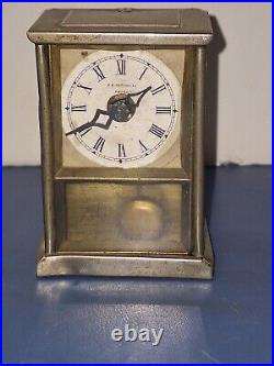 Rare Antique Early Yale Carriage Clock Working Pendulette Circa 1880 Hotchkiss Rare Antique Early Yale Carriage Clock Working Pendulette Circa 1880 Hotchkiss