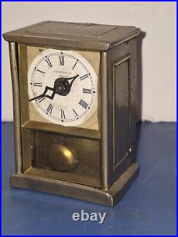 Rare Antique Early Yale Carriage Clock Working Pendulette Circa 1880 Hotchkiss Rare Antique Early Yale Carriage Clock Working Pendulette Circa 1880 Hotchkiss