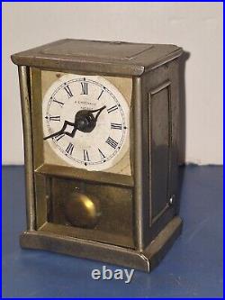 Rare Antique Early Yale Carriage Clock Working Pendulette Circa 1880 Hotchkiss Rare Antique Early Yale Carriage Clock Working Pendulette Circa 1880 Hotchkiss
