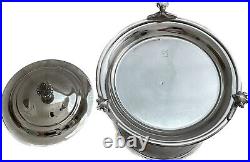 Rare Antique English Silver Plated Biscuit Barrel (early 1900's)