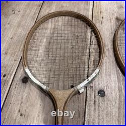 Rare Antique Eton Fives Wooden Rackets Early School Sports Pair Display/Study