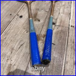 Rare Antique Eton Fives Wooden Rackets Early School Sports Pair Display/Study