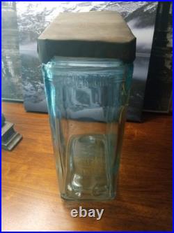 Rare Antique Exide Glass Jar-bottle Early 1900s One Gallon Made In USA Embossed