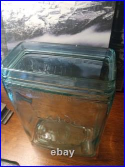Rare Antique Exide Glass Jar-bottle Early 1900s One Gallon Made In USA Embossed