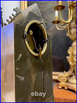 Rare Antique French Bronze Automaton Automata Animation Clock Early 1800s -VIDEO Rare Antique French Bronze Automaton Automata Animation Clock Early 1800s -VIDEO