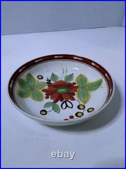 Rare Antique Gaudy Dutch Oyster Pattern Pearlware Tea Set Lot Early 1800s