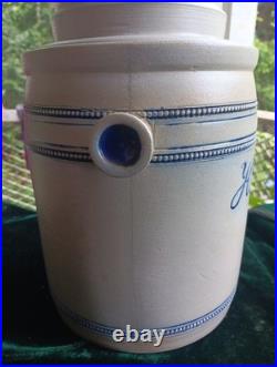 Rare Antique German Double Leech Jar Complete
