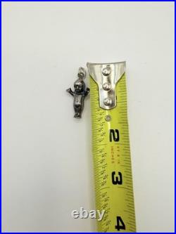 Rare Antique German Solid Silver Kewpie Charm 1.5 7g Early Figurine Pendant