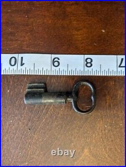 Rare Antique German Trick Padlock 1800s With Key Very Early