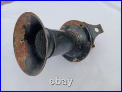 Rare Antique Hand Push Klaxon Car Horn Early 1900s