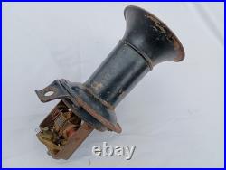 Rare Antique Hand Push Klaxon Car Horn Early 1900s