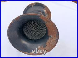 Rare Antique Hand Push Klaxon Car Horn Early 1900s