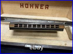 Rare Antique Harmonica The Brass Band Key of G CH Weiss Early 1900s