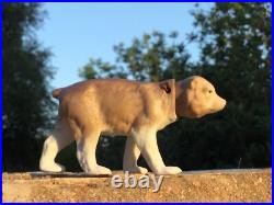 Rare Antique Hertwig Nodding Dog or Bear. Bisque Porcelain. Germany Early 1900s Rare Antique Hertwig Nodding Dog or Bear. Bisque Porcelain. Germany Early 1900s