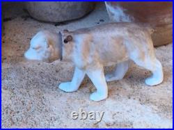 Rare Antique Hertwig Nodding Dog or Bear. Bisque Porcelain. Germany Early 1900s Rare Antique Hertwig Nodding Dog or Bear. Bisque Porcelain. Germany Early 1900s
