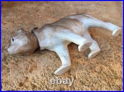 Rare Antique Hertwig Nodding Dog or Bear. Bisque Porcelain. Germany Early 1900s Rare Antique Hertwig Nodding Dog or Bear. Bisque Porcelain. Germany Early 1900s