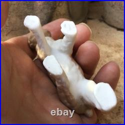 Rare Antique Hertwig Nodding Dog or Bear. Bisque Porcelain. Germany Early 1900s Rare Antique Hertwig Nodding Dog or Bear. Bisque Porcelain. Germany Early 1900s