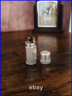 Rare Antique Hexagonal Aluminum Capsule Trench Lighter Early 20th Century