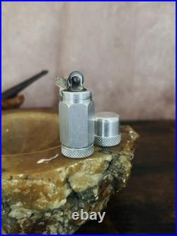 Rare Antique Hexagonal Aluminum Capsule Trench Lighter Early 20th Century