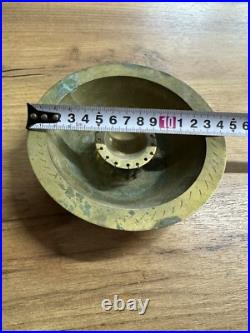 Rare Antique Islamic Brass Bowl Hand Engraved Middle Eastern